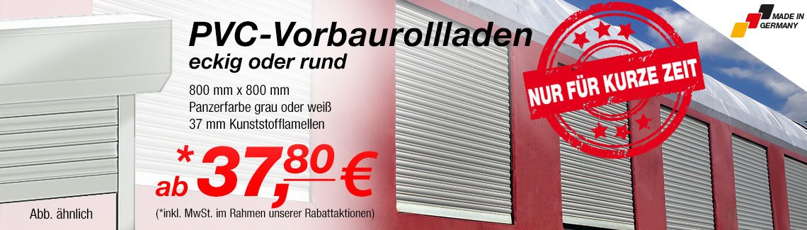 PVC Rollladen ab 37,80€