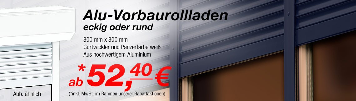 Vorbaurollladen bei derRollladen24.de