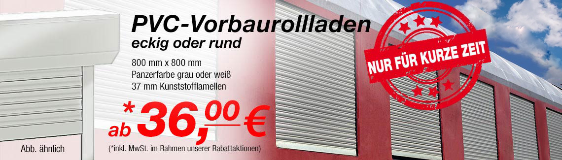 PVC Rollladen ab 36,00€